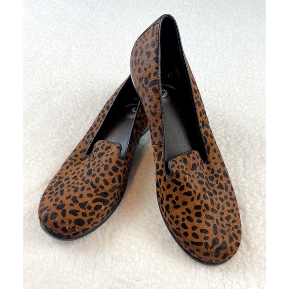 DANSKO • Olivia Cheetah Calf Hair Slip-On Loafers - Picture 16 of 16